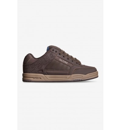 GLOBE Tilt - Brown blue tartan