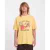 VOLCOM EARTH SPEAKS T-SHIRT - MUSTARD