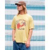 VOLCOM EARTH SPEAKS T-SHIRT - MUSTARD