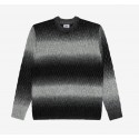 OBEY HAZE GRADIENT SWEATER BLACK MULTI
