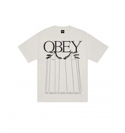 OBEY marionette t-shirt vintage white