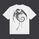 DOLLY NOIRE Re occult dragon tee white