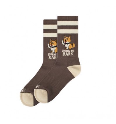 AMERICAN SOCKS Born to bark mid hight os