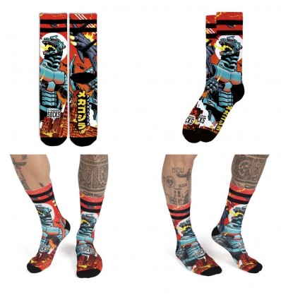 AMERICAN SOCKS signature mechagodzilla CALZE UNISEX SKATE