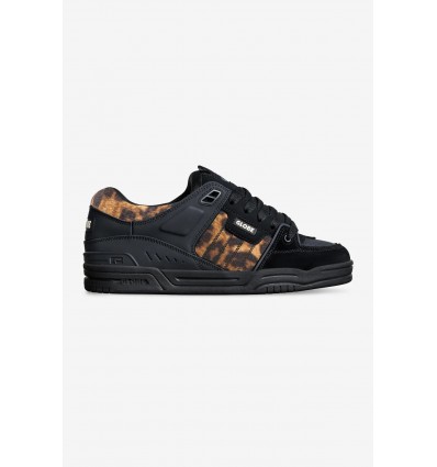 GLOBE fusion black leopard scarpa skate